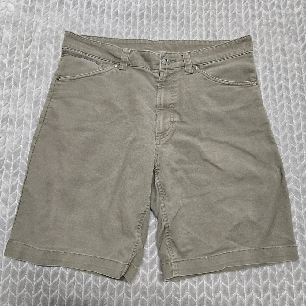 The‎ North Face Mens Olive Green  Stretch Cotton Hiking Trail Shorts Size 32